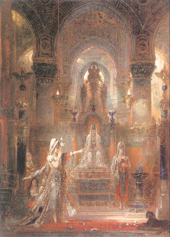 Gustave Moreau Salome Dancing before Herod Spain oil painting art